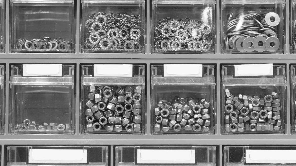 Organized woodworking shop with smart shop storage ideas in action